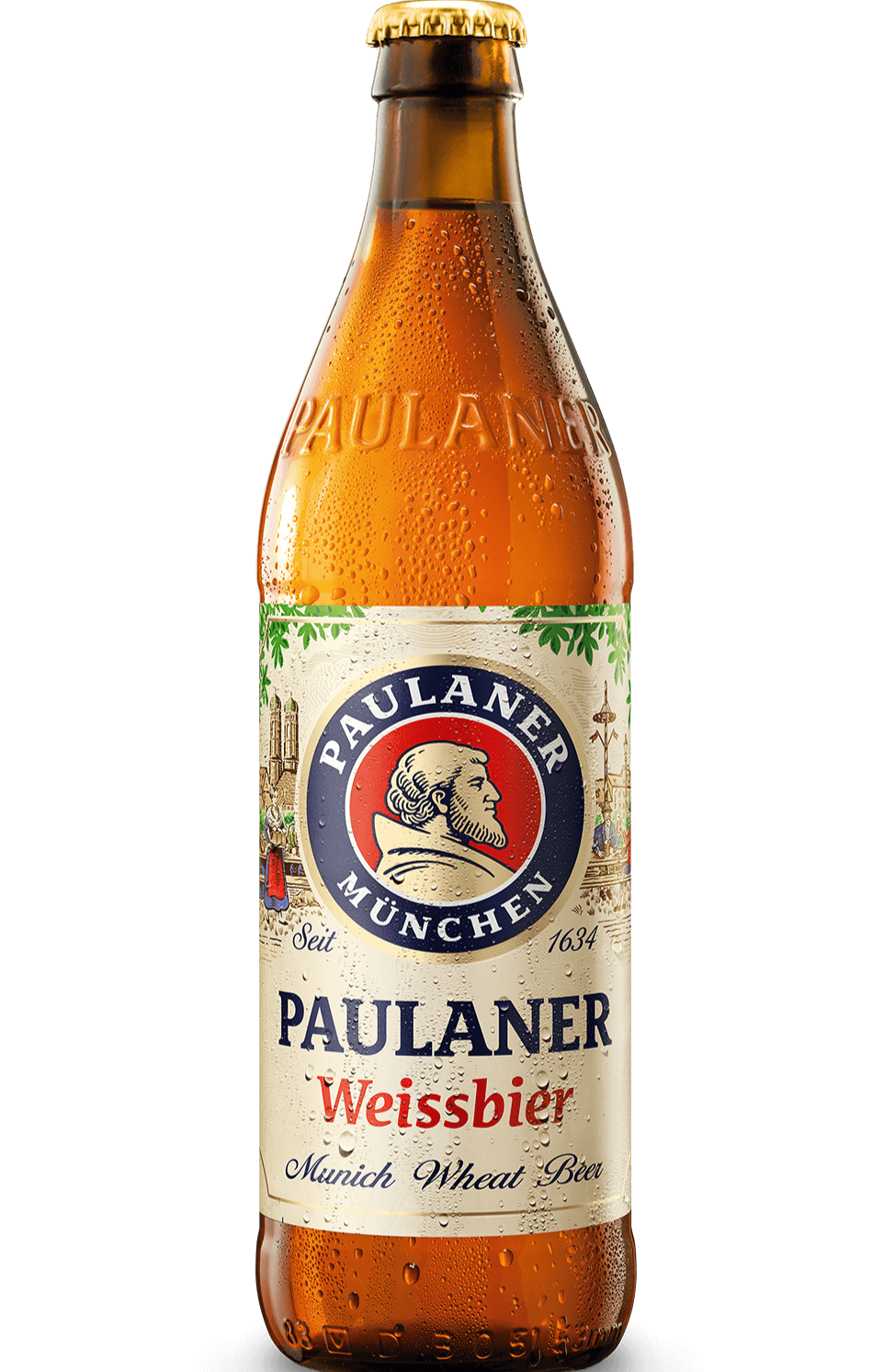 Paulaner Hefe-Weißbier               /  Botella 500 ml 5.5 º